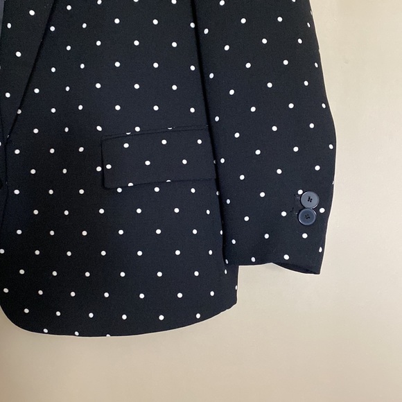 ZARA Polka Dot Blazer and Pants Set - Picture 6 of 16